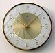 Vintage 20cm Metamec Wall Clock Retro Mid Century Atomic 1970s White Metal
