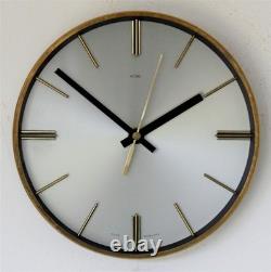 Vintage 20cm Metamec Wall Clock Retro Mid Century Style 1970s Kitchen Clock