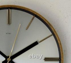 Vintage 20cm Metamec Wall Clock Retro Mid Century Style 1970s Kitchen Clock