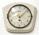 Vintage 21cm Kienzle Wall Clock Ceramic Retro Atomic Mid Century White German