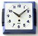 Vintage 24cm Jaz Wall Clock Ceramic Retro Atomic Mid Century Blue French Gift