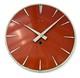 Vintage 24cm Kienzle Wall Clock Metal Red Retro Mid Century Style German Gift