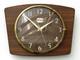 Vintage 25cm Philippe Wall Clock French Formica Retro Mid Century Style Wooden