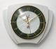 Vintage 26cm Jaz Wall Clock Bakelite Retro Atomic Mid Century White French