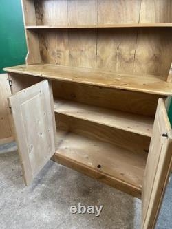 Vintage 2 Piece Pine Kitchen Dresser Rustic Farmhouse