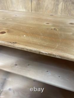 Vintage 2 Piece Pine Kitchen Dresser Rustic Farmhouse