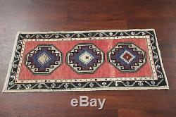 Vintage 2x4 Geometric Oushak Turkish Oriental Area Rug Hand-Knotted WOOL Carpet