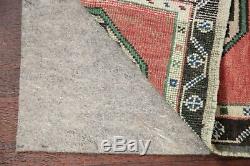 Vintage 2x4 Geometric Oushak Turkish Oriental Area Rug Hand-Knotted WOOL Carpet
