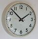 Vintage 32cm Itr Wall Clock Retro Industrial White 1980s Metal Factory Clock