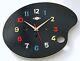 Vintage 32cm Lora Wall Clock French Formica Retro Mid Century Style Atomic