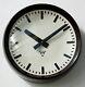 Vintage 32cm Pragotron Wall Clock Industrial Mid Century Retro Factory Clock