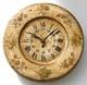 Vintage 33cm Japy Wall Clock Metal Retro French Tin Mid Century Antique Toleware