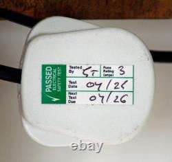 Vintage 36cm Wooden Wall Clock Electric Retro Mid Century Style Industrial