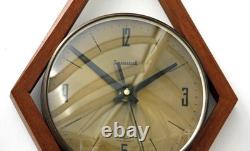 Vintage 42cm Timemaster Wall Clock Retro Wooden Mid Century Style Kitchen Gift