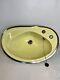 Vintage 50's 60's Retro Sink Stainless Steel Boat Under Counter Retro Round