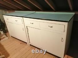 Vintage 50s 60s Kitchen Dresser and two Units