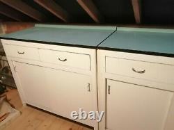 Vintage 50s 60s Kitchen Dresser and two Units
