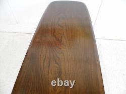Vintage 50s Ercol baby Giraffe Room Divider Trolley Bookcase Elm