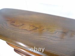 Vintage 50s Ercol baby Giraffe Room Divider Trolley Bookcase Elm