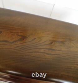 Vintage 50s Ercol baby Giraffe Room Divider Trolley Bookcase Elm