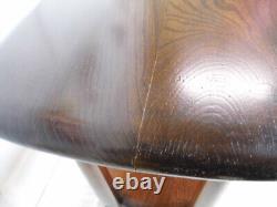 Vintage 50s Ercol baby Giraffe Room Divider Trolley Bookcase Elm