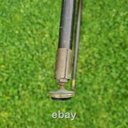 Vintage 60's Brown Formica Wood Dropleaf Kitchen Dining Table Mid-Century Retro