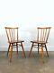 Vintage 60's Ercol 2 X 391 Dining Chairs. Retro Danish. Delivery