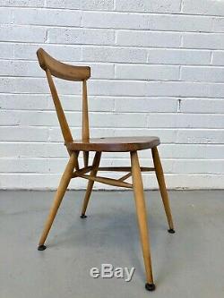 Vintage 60's Ercol Adult Stacking Dining Chair. Retro Danish. G Plan DELIVERY