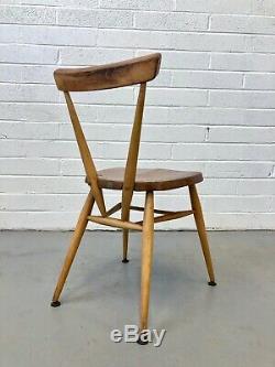 Vintage 60's Ercol Adult Stacking Dining Chair. Retro Danish. G Plan DELIVERY