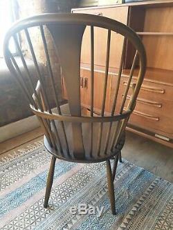 Vintage 60's Ercol Chairmakers Windsor Chair. Retro Danish