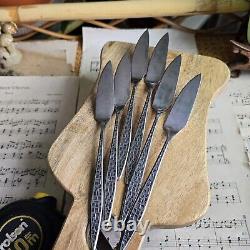 Vintage 70s Viners Japan Mosaic Cutlery Set X 50 Forks Knives Spoons Retro RARE