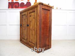 Vintage Antique Reclaimed Pine Kitchen Cupboard Storage unique Drinks Cabinet