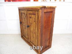 Vintage Antique Reclaimed Pine Kitchen Cupboard Storage unique Drinks Cabinet