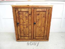 Vintage Antique Reclaimed Pine Kitchen Cupboard Storage unique Drinks Cabinet