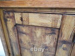 Vintage Antique Reclaimed Pine Kitchen Cupboard Storage unique Drinks Cabinet