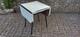 Vintage Arvin Retro Funky Drop Leaf Geometric Formica Metal Kitchen Dining Table
