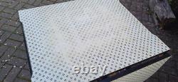 Vintage Arvin Retro Funky Drop Leaf Geometric Formica Metal Kitchen Dining Table