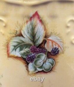 Vintage Aynsley Lidded Cookie or Sweet Jar in Gold Orchard Design, 18cm
