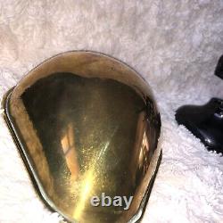Vintage BLACK Kitchen Balance Retro Scales LIBRASCO LIBRA & 7 BRASS BELL Weights