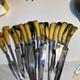 Vintage Bakelite Stainless Steel Kitchen Utensils 15pieces Set Great Color