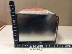 Vintage Bisquick Tin Antique Retro Kitchen Collectible, Rust & Wear