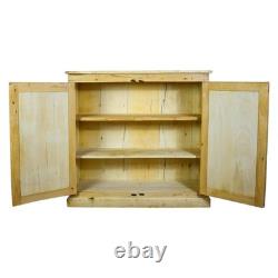 Vintage Bleached Rustic Kitchen Bathroom Cupboard Cabinet