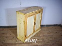 Vintage Bleached Rustic Kitchen Bathroom Cupboard Cabinet