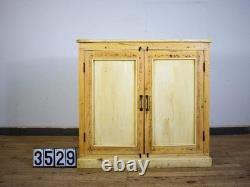 Vintage Bleached Rustic Kitchen Bathroom Cupboard Cabinet