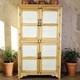 Vintage Bleached Rustic Kitchen Cupboard Cabinet