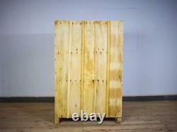 Vintage Bleached Rustic Kitchen Cupboard Cabinet