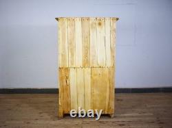 Vintage Bleached Rustic Kitchen Cupboard Cabinet