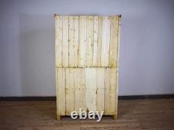 Vintage Bleached Rustic Kitchen Cupboard Cabinet