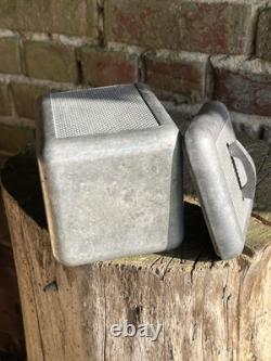 Vintage Brutalist French Moulux Chicoree Aluminium Canister Not Coffee Grinder