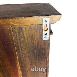 Vintage Cabinet Drawer Spice Mail Box Apothecary Wall Hanging or Standing